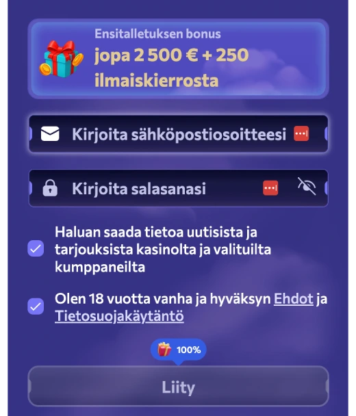 Rekisteröityminen